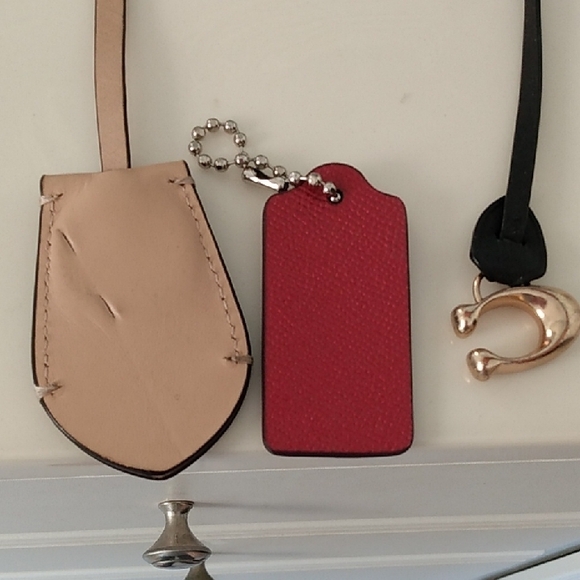 Bundle of 3 Coach Bag Tag Purse Fob Key Holder - Picture 13 of 14